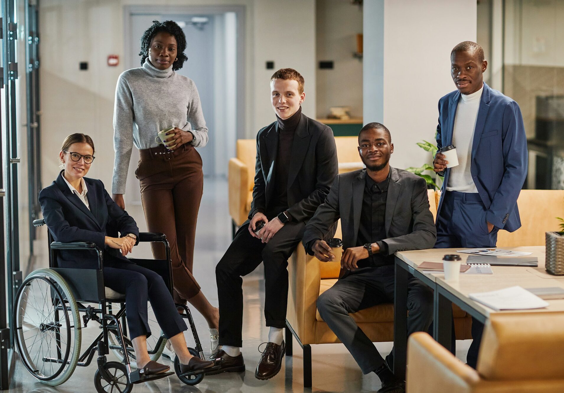 Portrait of Diverse Business Team in Office